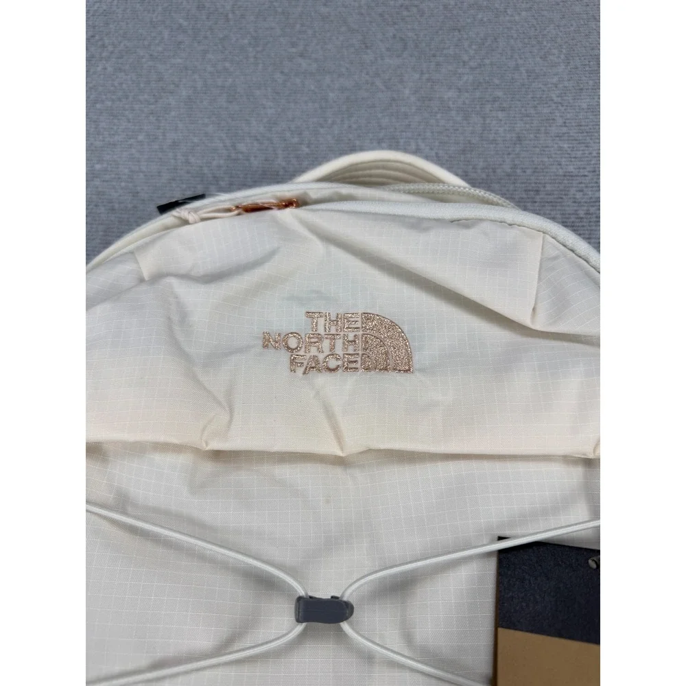 The North Face Women Borealis Luxe Backpack Gardenia White Rose Gold NF0A81E7OUC